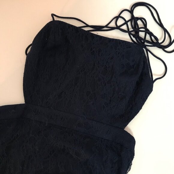 Fame And Partners Adella Lace Full-Length Dress - Picture 4 of 5